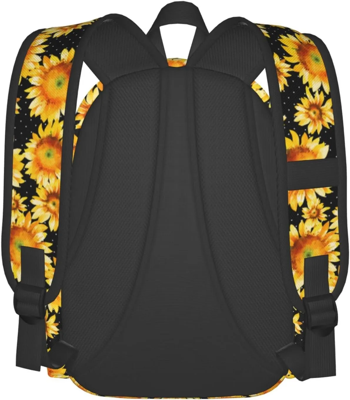 Watercolor Sunflowers Laptop Backpack Shoulder Bag Laptop Pack Travel Backpacks Commuter Back Pack Casual Daypack Bags With Side Pockets