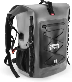 Waterproof Backpack Dry Bag 35L/55L – Heavy Duty Roll-Top Hiking Backpack for Travel, Kayaking, Boating, Camping, Rafting and Fishing
