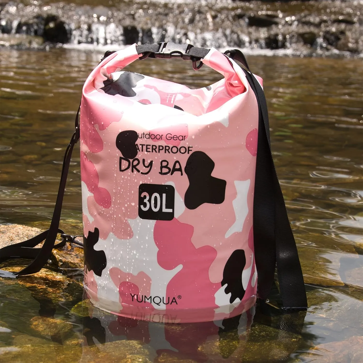 Waterproof Dry Bag Backpack 5L/10L/20L/30L/40L, Roll Top Floating Waterproof Storage Bags for Kayaking, Boating, Swimming, Hiking, Camping and Fishing