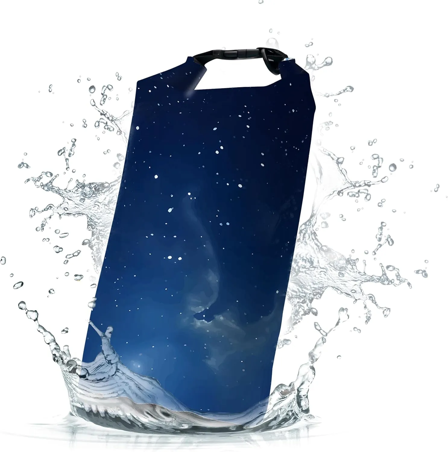Waterproof Dry Bag,Roll Top Night Sky Space Small Waterproof Backpack 5L/10L/20L Floating and Lightweight Bags for Kayaking, Boating, Fishing, Swimming and Camping