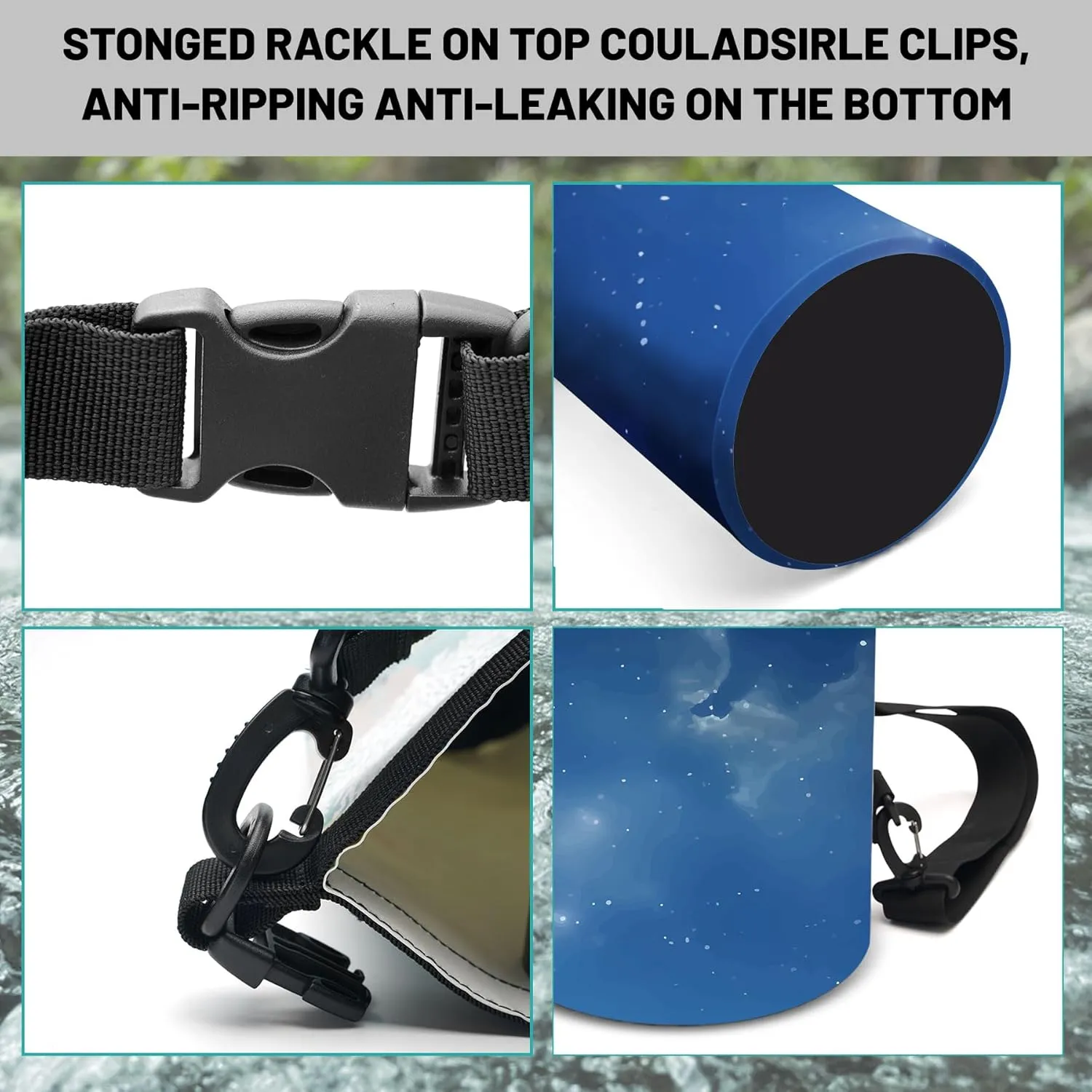 Waterproof Dry Bag,Roll Top Night Sky Space Small Waterproof Backpack 5L/10L/20L Floating and Lightweight Bags for Kayaking, Boating, Fishing, Swimming and Camping