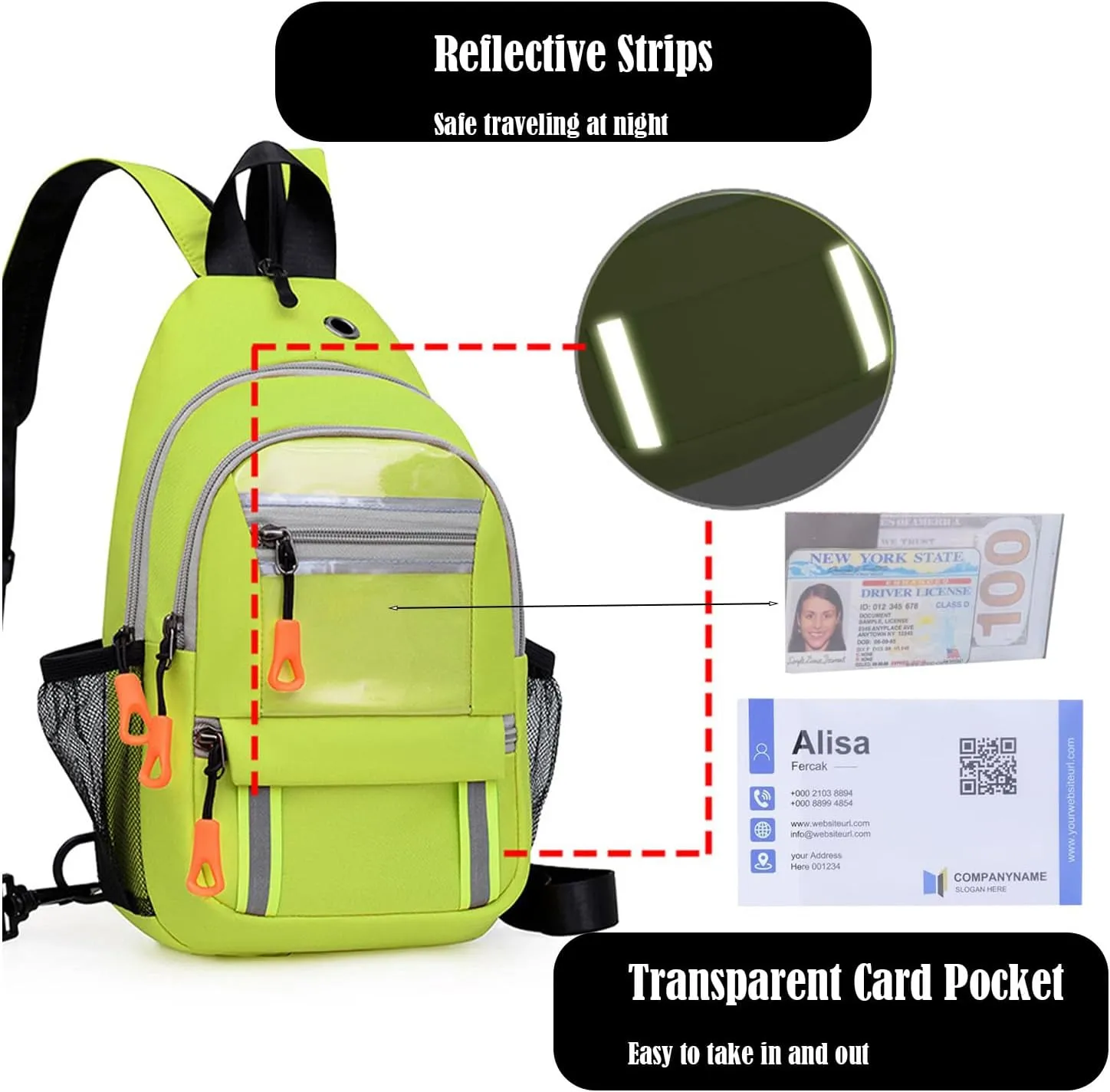 Waterproof Sling Backpack Crossbody Shoulder Bag for Women Men, Crossbody Bag Casual Daypack Travel Hiking Adjustable Chest Bag