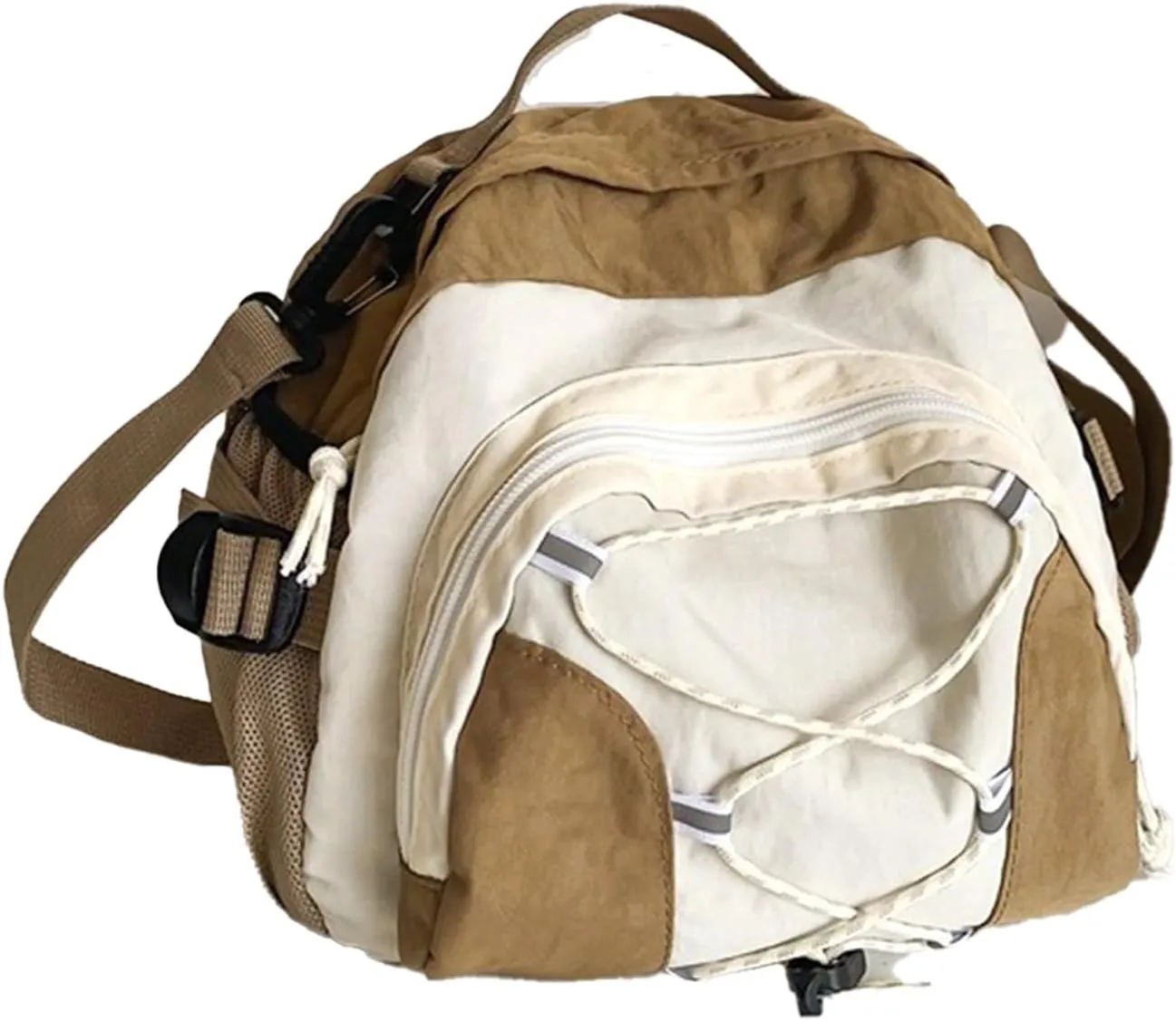 Waterproof Sling Backpack Crossbody Sling Bag for Women Men, Multipurpose Travel Hiking Adjustable Chest Bag Casual Daypack with Anti-theft Pocket