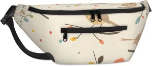 Wetland Birds Crossbody Sling Bags Multipurpose Sling Backpack Shoulder Bag For Men Women Lightweight Travel Backpack Waist Bag Fanny Packs Purses Handbags Chest Bag