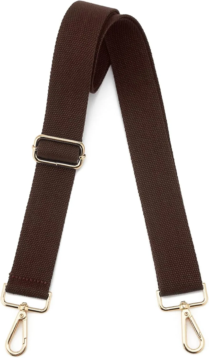 Wide Purse Straps Replacement Adjustable Crossbody Gold Hardware Canvas Shoulder Strap For Women