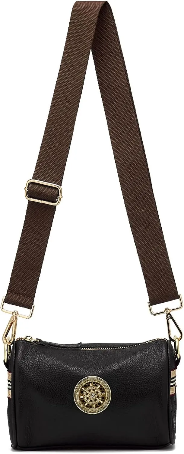 Wide Purse Straps Replacement Adjustable Crossbody Gold Hardware Canvas Shoulder Strap For Women