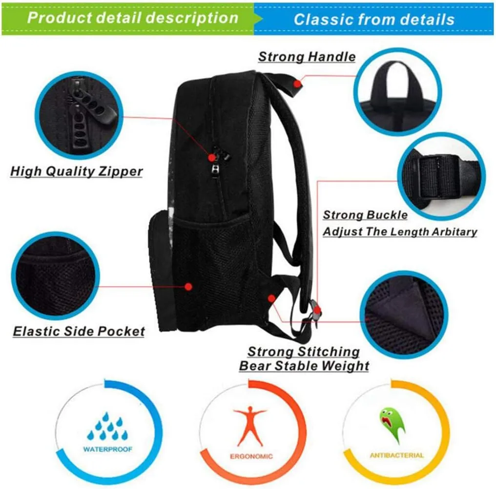 Winner-Victor Children Backpack Unisex Pupils Cartoon Students Bookbag Canvas Schoolbag Kid's Knapsack Teens Boy Girl Daypack (Style 1)