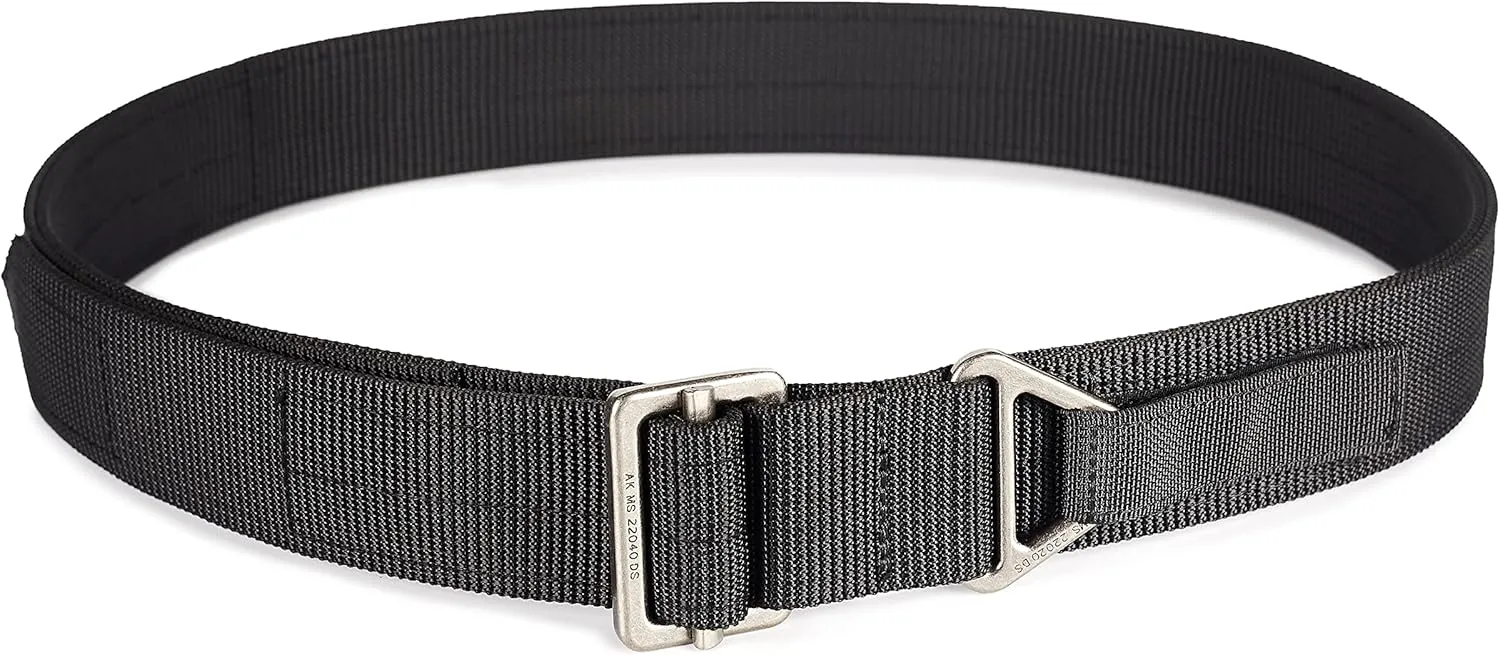 WOLF TACTICAL Heavy Duty Riggers Belt - Stiffened 2-Ply 1.75” Nylon EDC Gun Belt