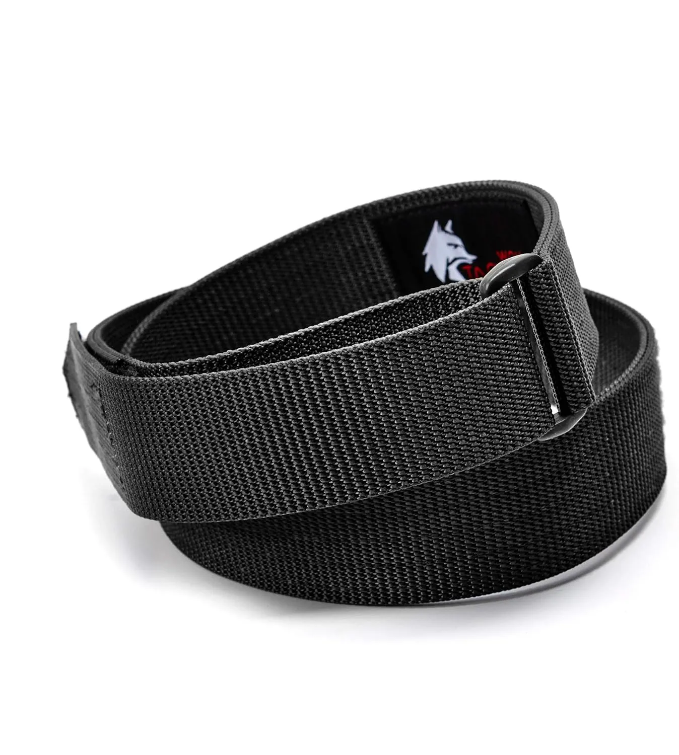WOLF TACTICAL Heavy Duty Simple EDC Belt - Stiffened 2-Ply 1.5” Nylon Gun Belt for Concealed Carry, Holsters, Pouches