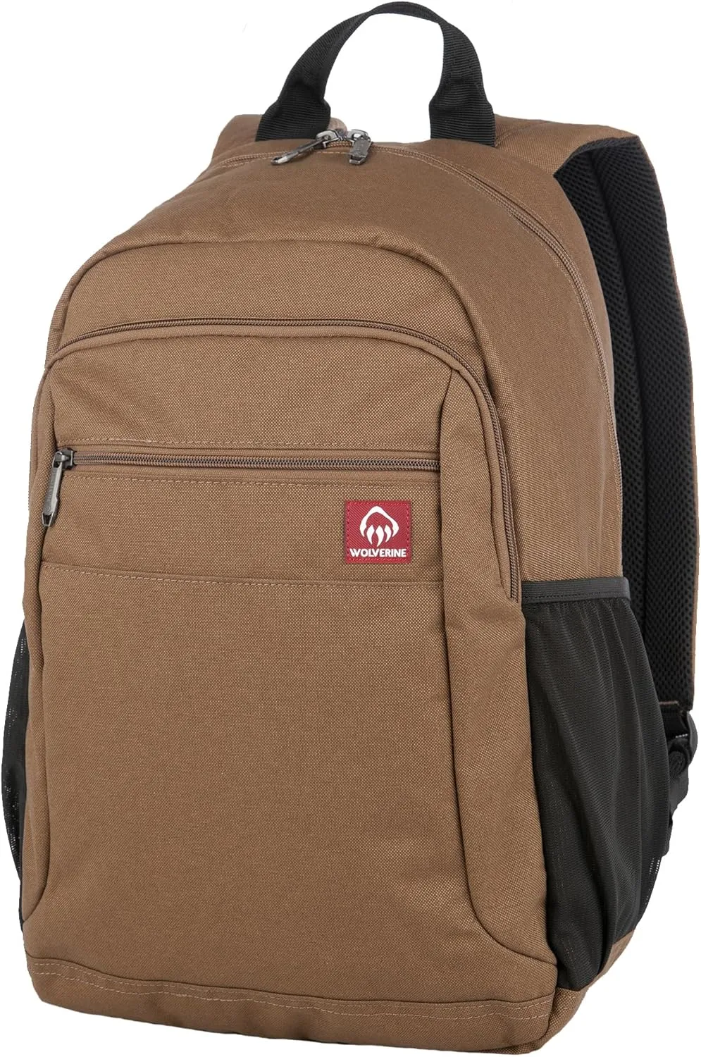 WOLVERINE Lightweight, Water Resistant Rugged Backpack for Travel or Work, Laptop-Chestnut, 23L