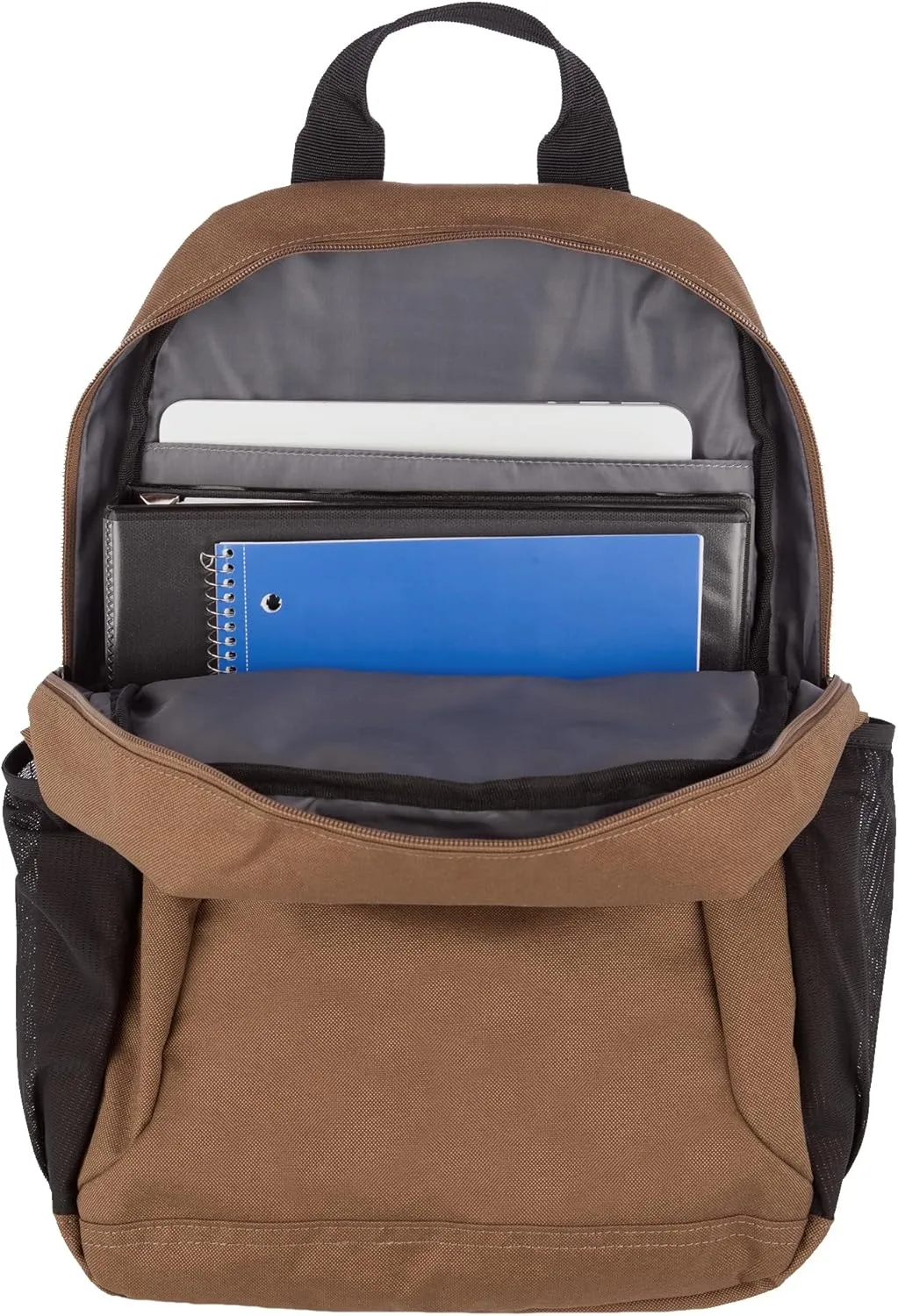 WOLVERINE Lightweight, Water Resistant Rugged Backpack for Travel or Work, Laptop-Chestnut, 23L