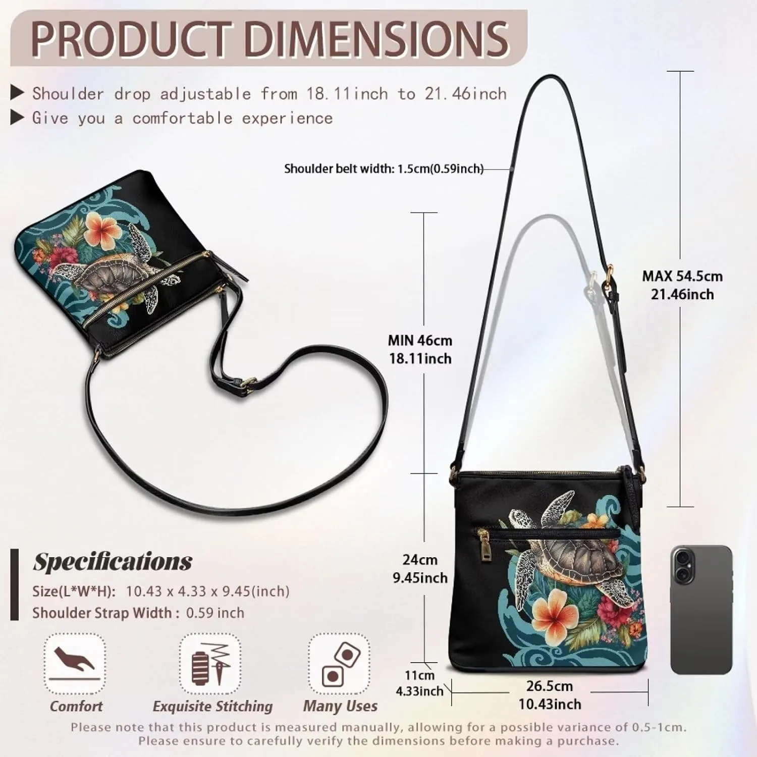 Women Crossbody Hobo Bag Leather Satchel Purse Zipper Shoulder Handbag Purse Sling Messenger Bag