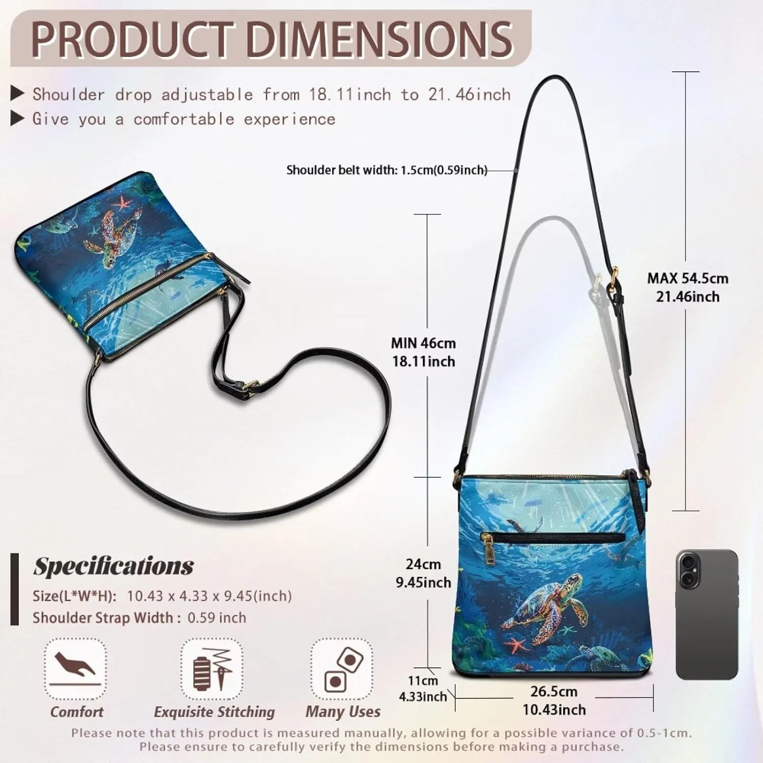 Women Crossbody Hobo Bag Leather Satchel Purse Zipper Shoulder Handbag Purse Sling Messenger Bag