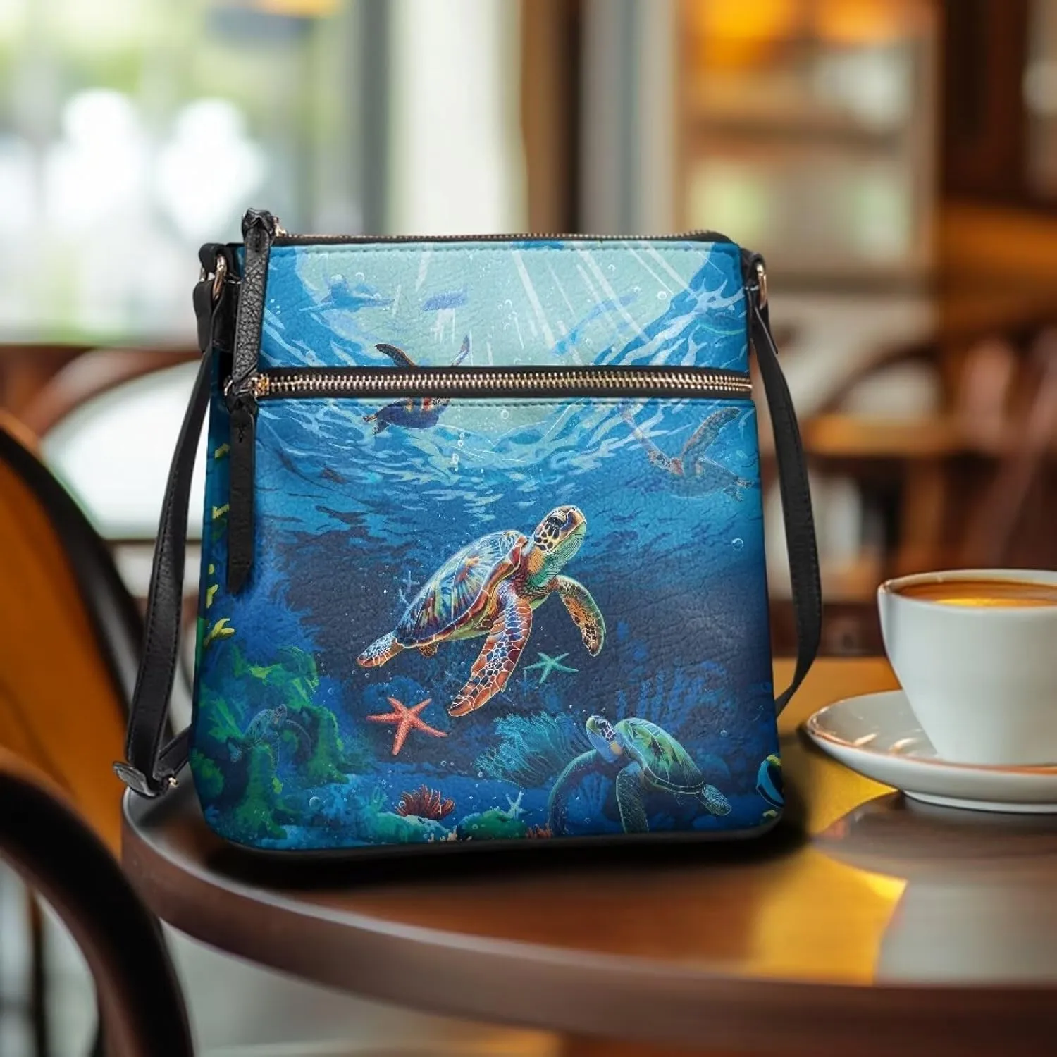 Women Crossbody Hobo Bag Leather Satchel Purse Zipper Shoulder Handbag Purse Sling Messenger Bag