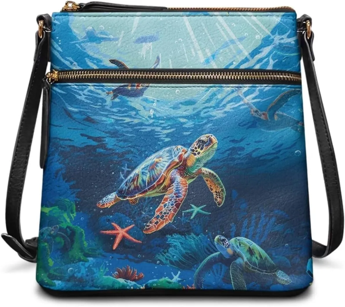 Women Crossbody Hobo Bag Leather Satchel Purse Zipper Shoulder Handbag Purse Sling Messenger Bag