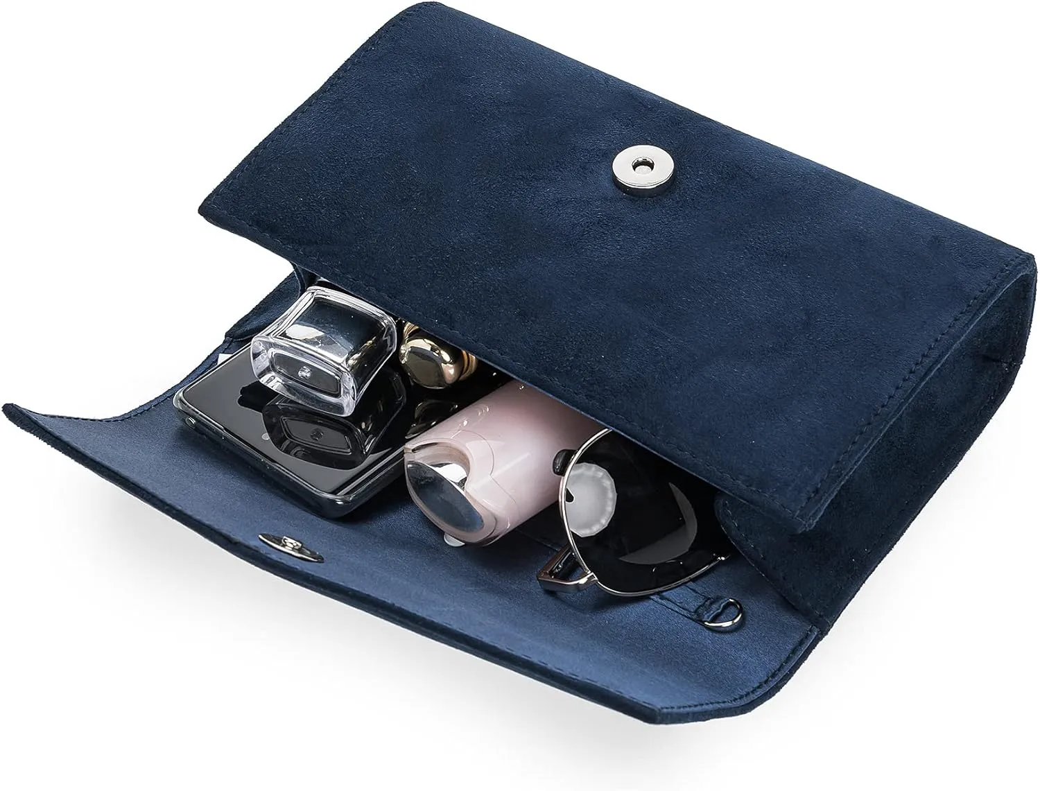 Women Evening Bag Dressy Clutch Handbag Faux Suede Purse for Wedding