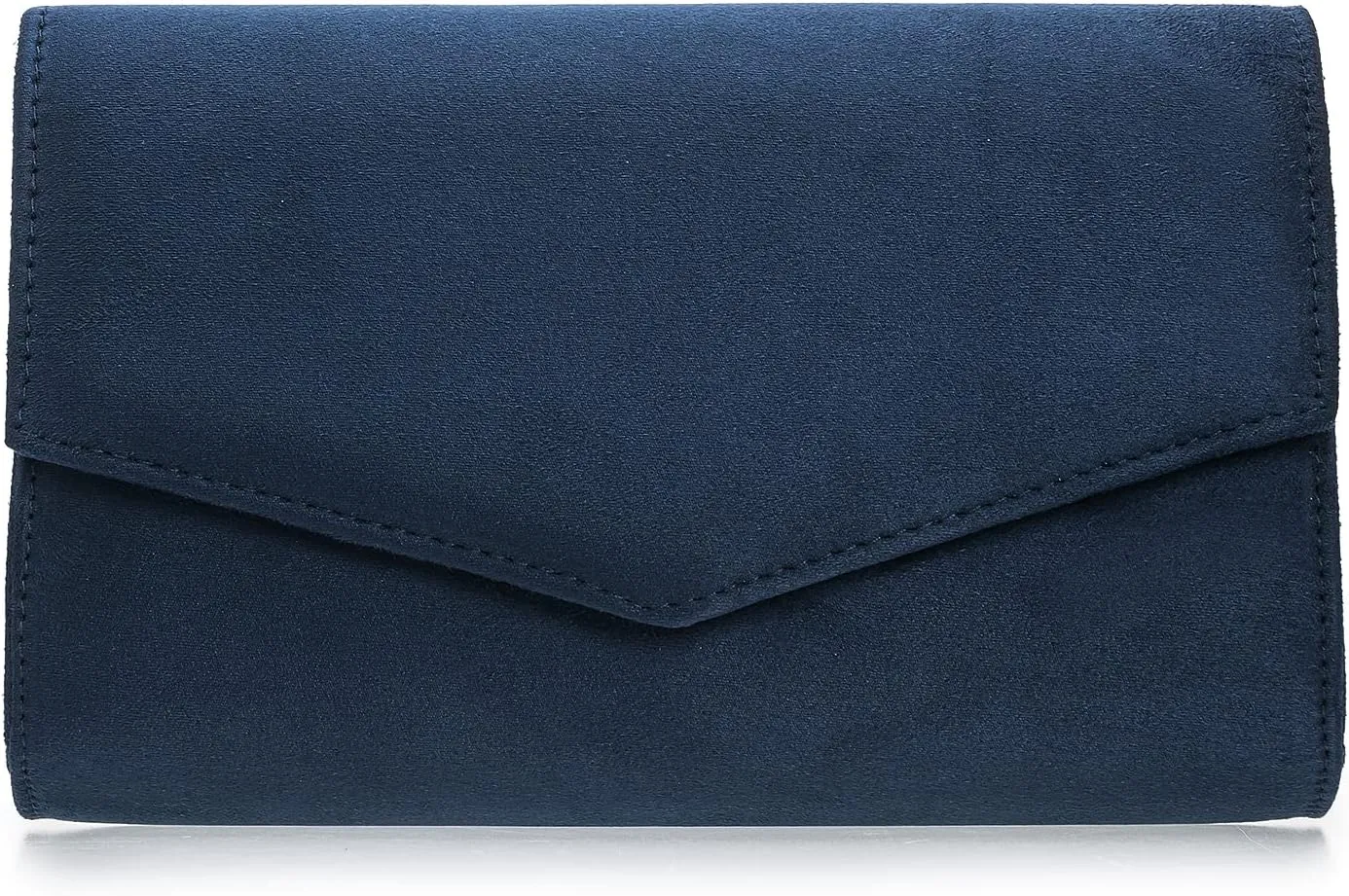 Women Evening Bag Dressy Clutch Handbag Faux Suede Purse for Wedding