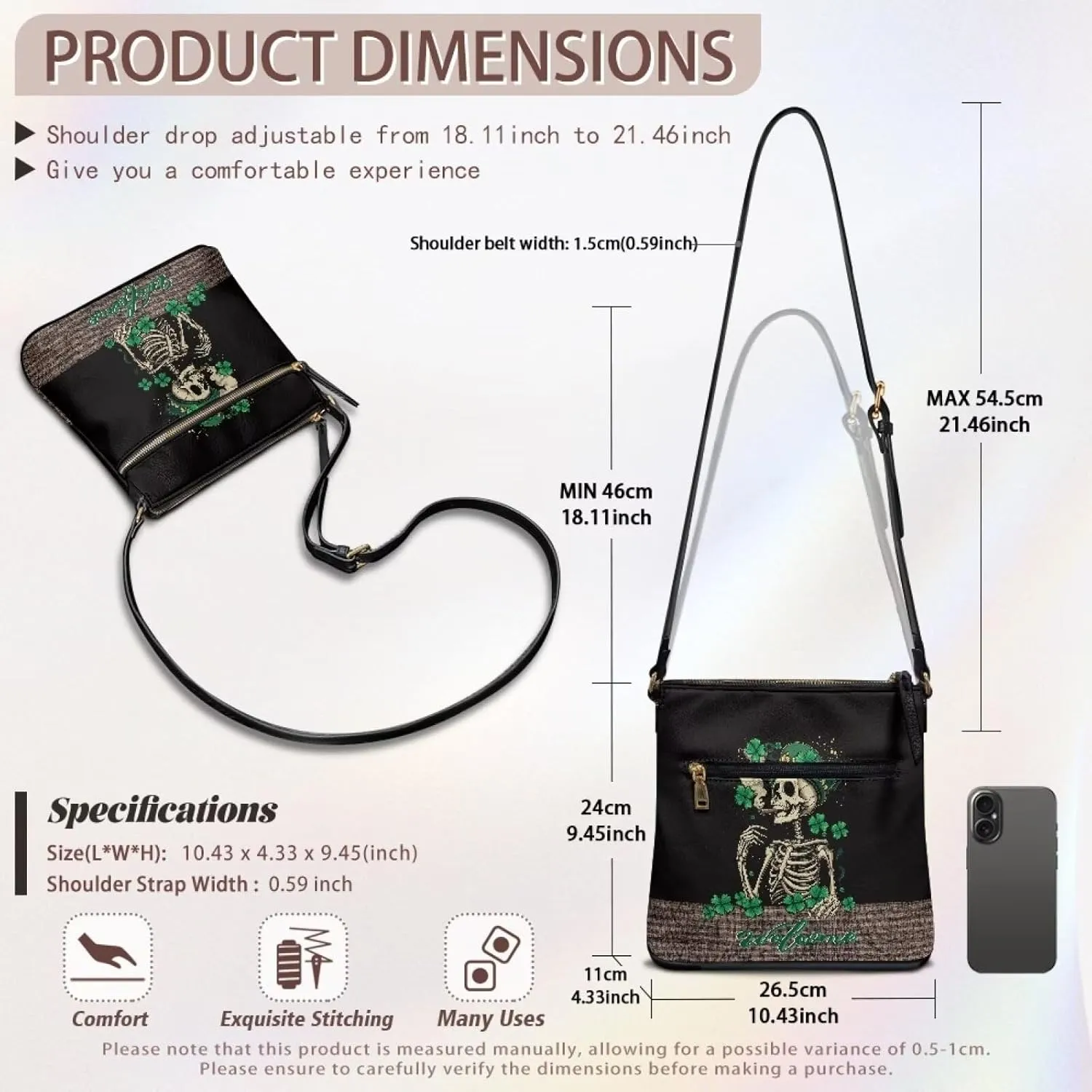 Women Hobo Bag Crossbody Leather Satchel Purse Shoulder Bag Handbag for Women Ladies with Shoulder Strap