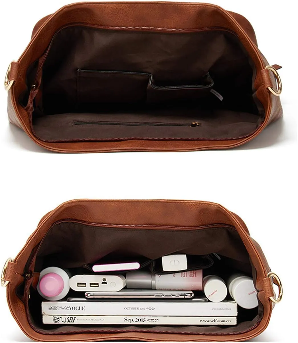 Women Hobo Bags Large Capacity Shoulder Bags Fashion Top Handle Purses Handbags