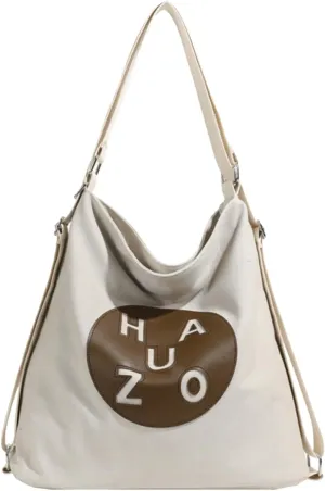 Women Shoulder Bag Canvas Backpack Daypacks Casual Handbag Large Crossbody Bag Multifunction Tote Bag Top Handle Bag