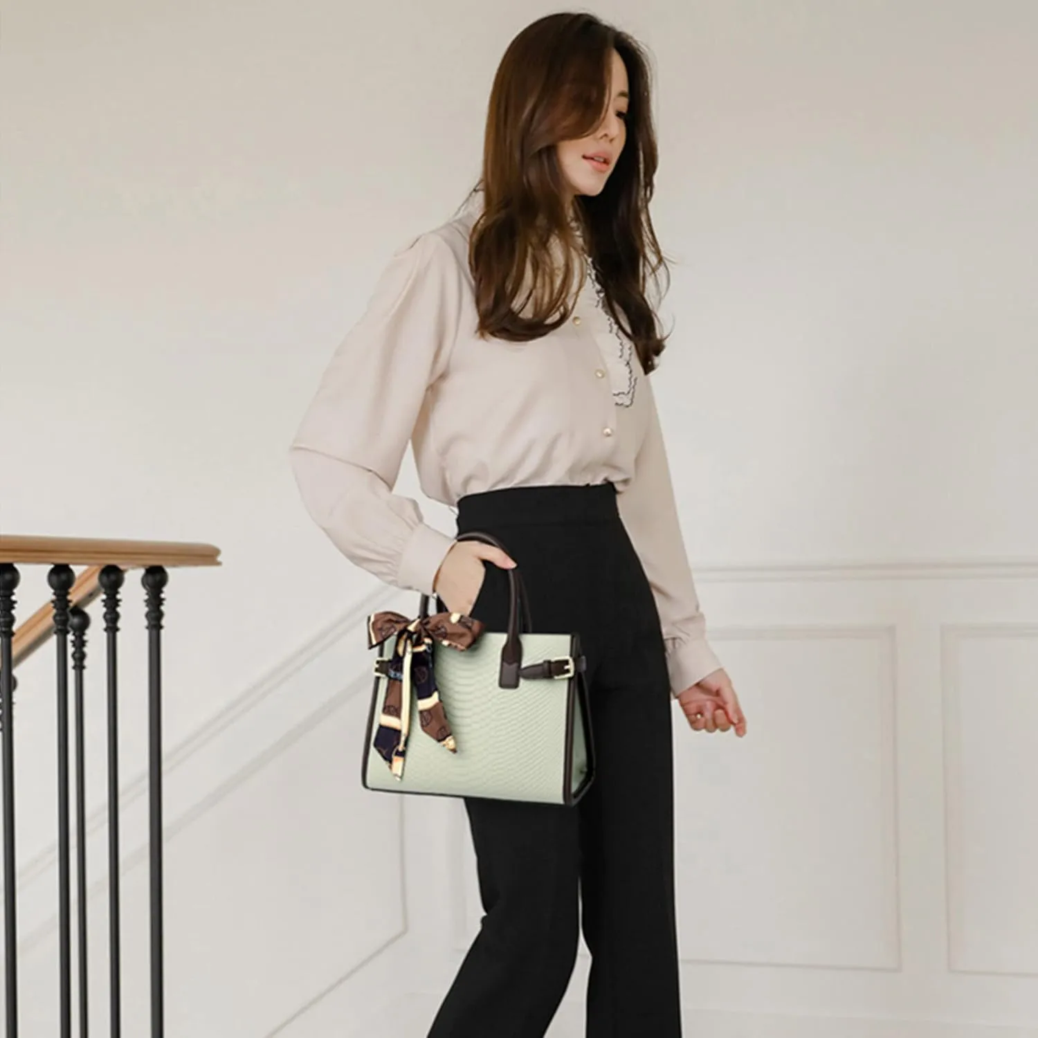 Women Snake Pattern Handbag Women Shoulder Bags Leather Crossbody Bag Large Handbags for Women