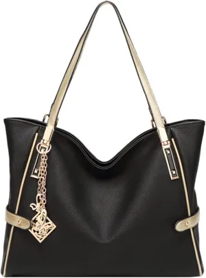 Women Tassel Handbag and Purse Tote Satchels Top-Handle Shoulder Bag