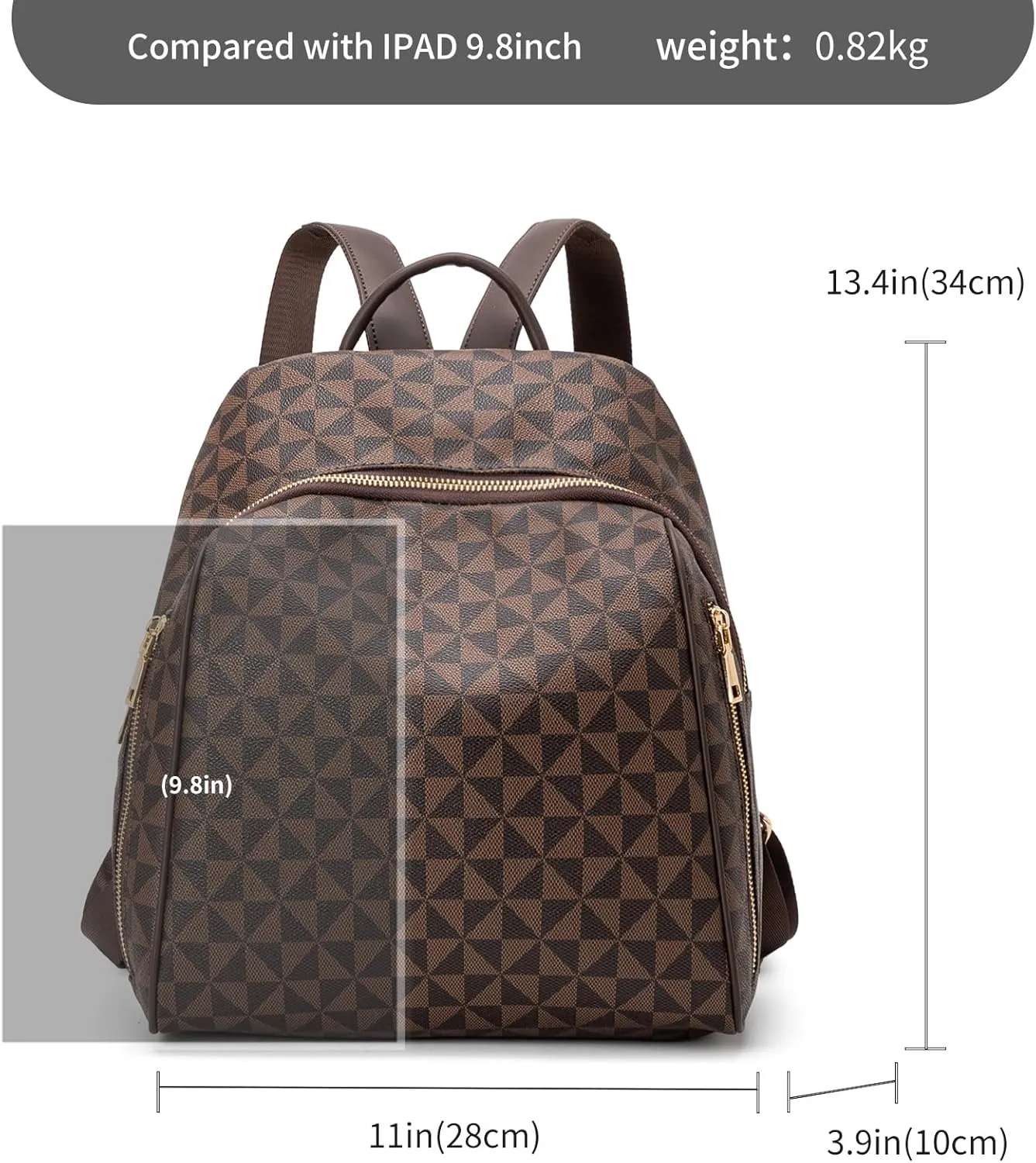 Womens Backpack Purse Leather Anti-theft Large Fashion Designer Travel Backpack Bag Men's Backpack Shoulder Bags