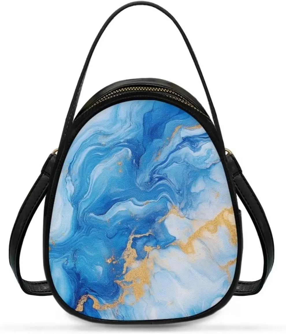 Womens Crossbody Bag Small Double Layer Purses for Women Shoulder Bag Trendy with Zipper Closure