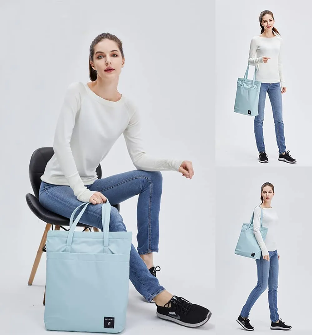 Womens Large Waterproof Tote Bag Shoulder Bag with Multi-pocket for Work Gym Pool and Daily Bags