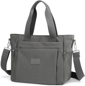 Women's Nylon Handbags Shoulder Bags Ladies Casual Top Handle Handbag Shopper Tote Purse