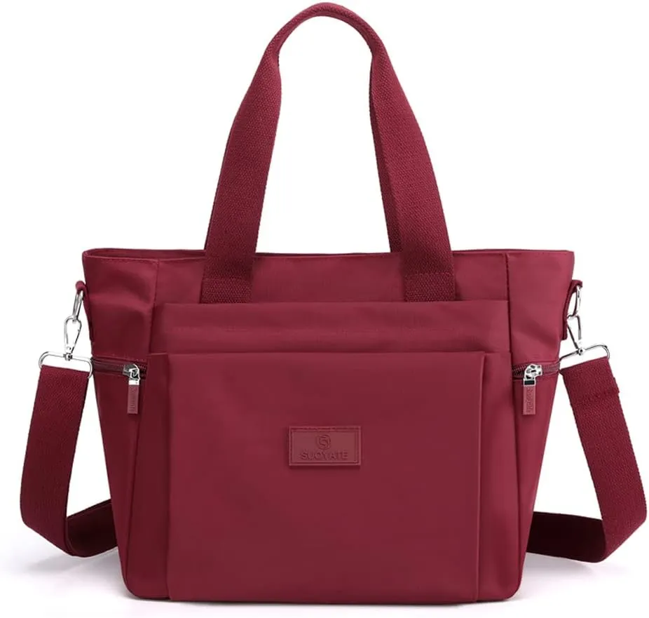 Women's Nylon Handbags Shoulder Bags Ladies Casual Top Handle Handbag Shopper Tote Purse