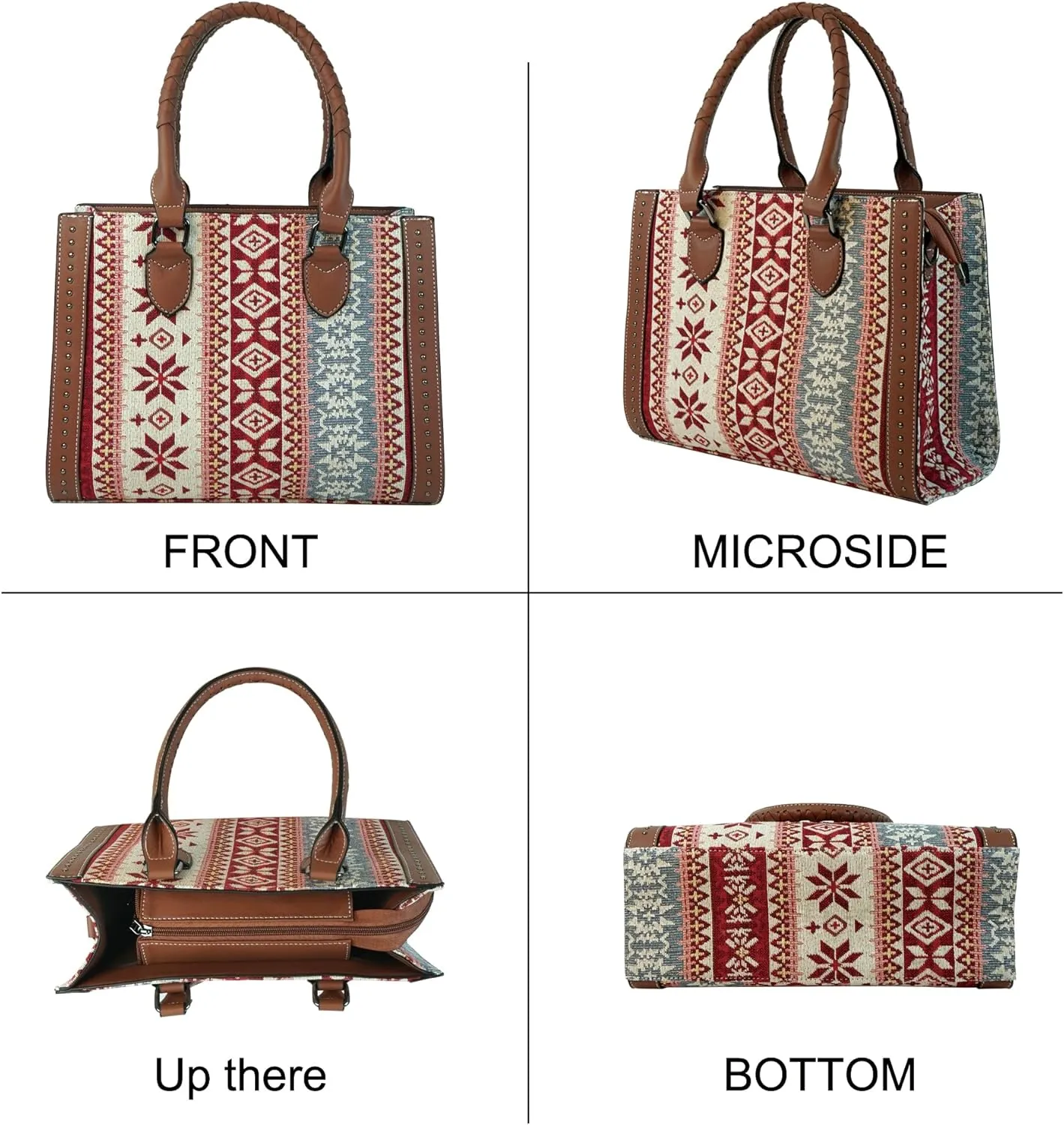 Women's Shoulder Bag with Matching Handbag and Detachable Strap - Versatile 3-in-1 Design
