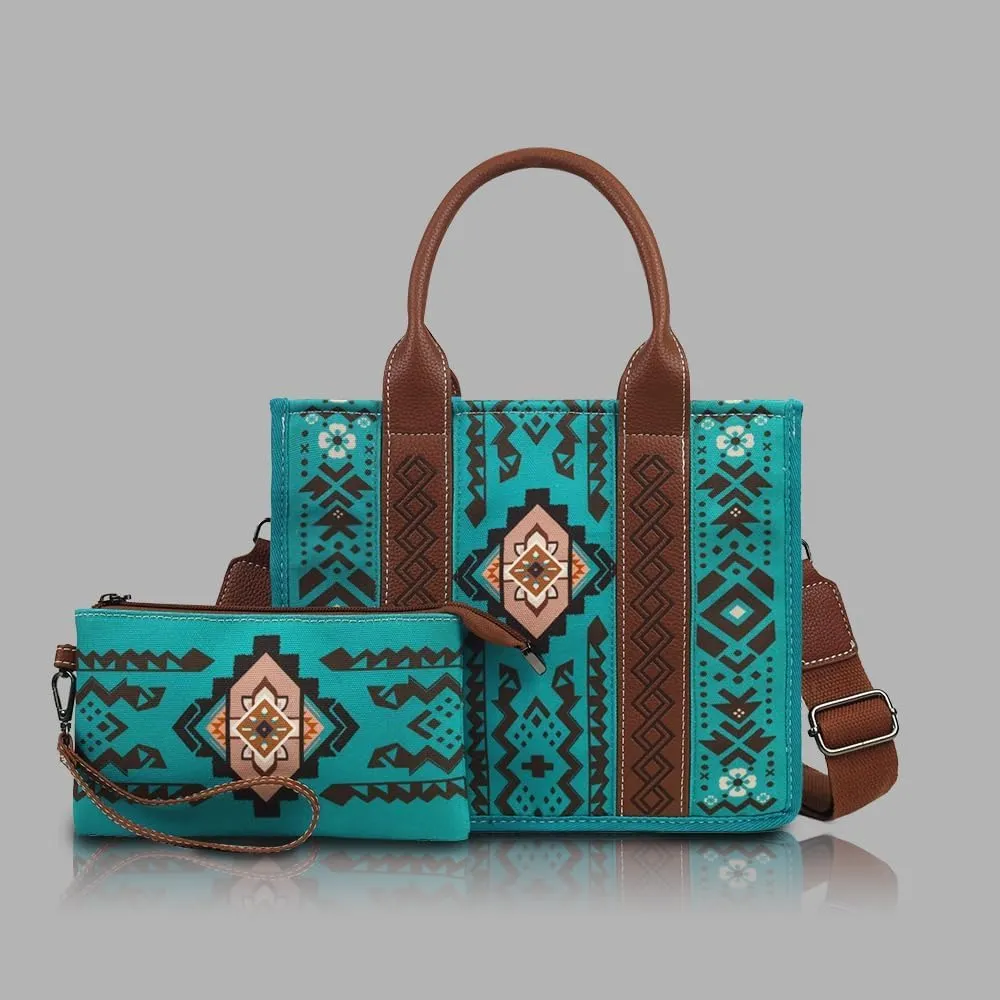 Women's Shoulder Bag with Matching Handbag and Detachable Strap - Versatile 3-in-1 Design