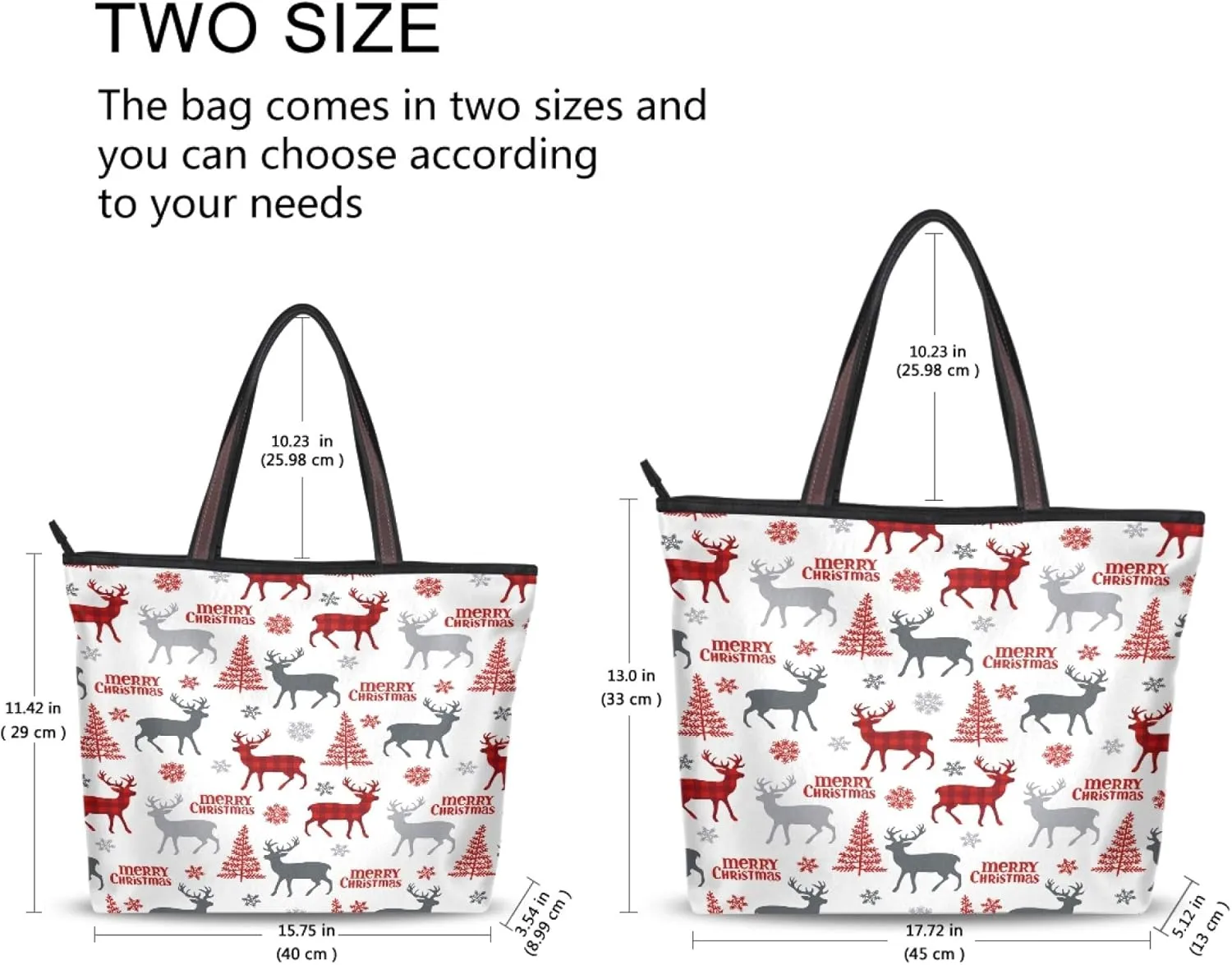 Womens Tote Handbags Black White Cat Tote Bag with Zipper Ladies Tote Shoulder bag