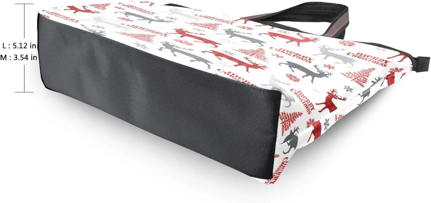 Womens Tote Handbags Black White Cat Tote Bag with Zipper Ladies Tote Shoulder bag