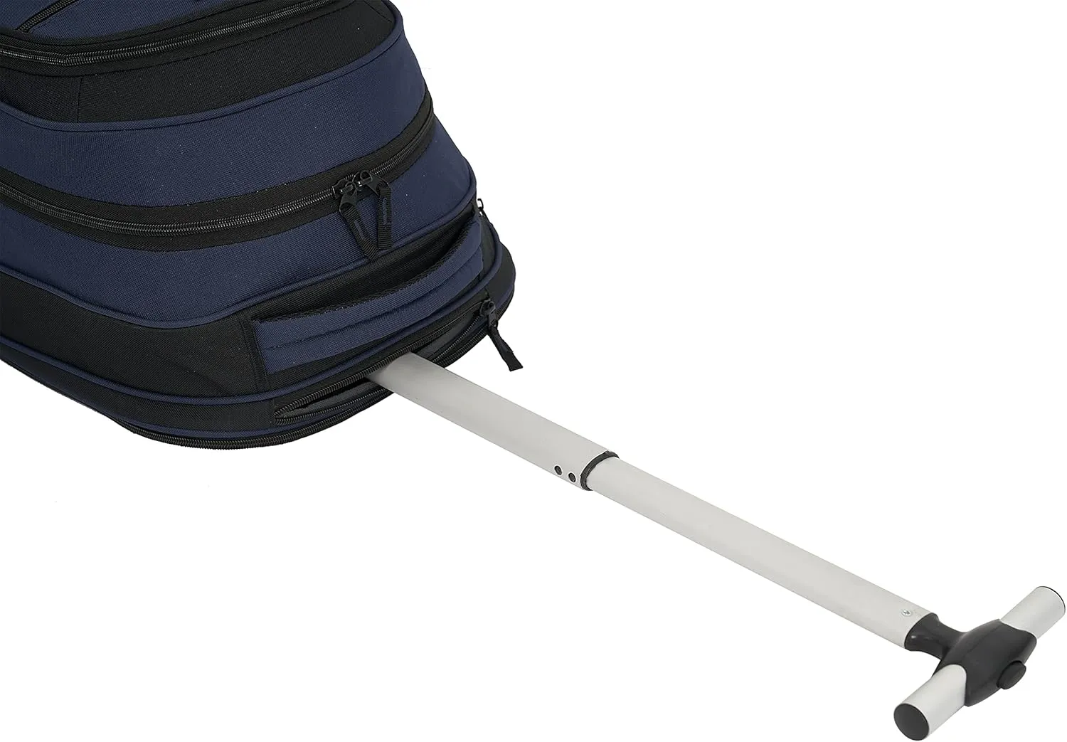 Wrangler Dobson Collection Featuring Duffel Travel and Leisure, Blue, 19" Rolling Backpack