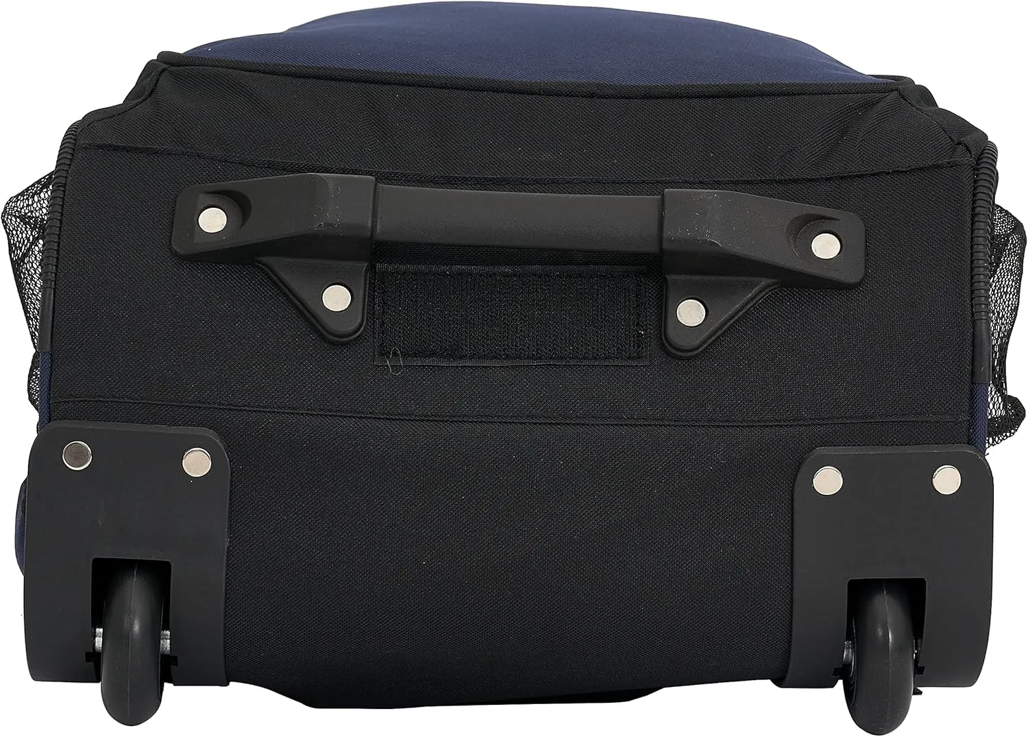 Wrangler Dobson Collection Featuring Duffel Travel and Leisure, Blue, 19" Rolling Backpack