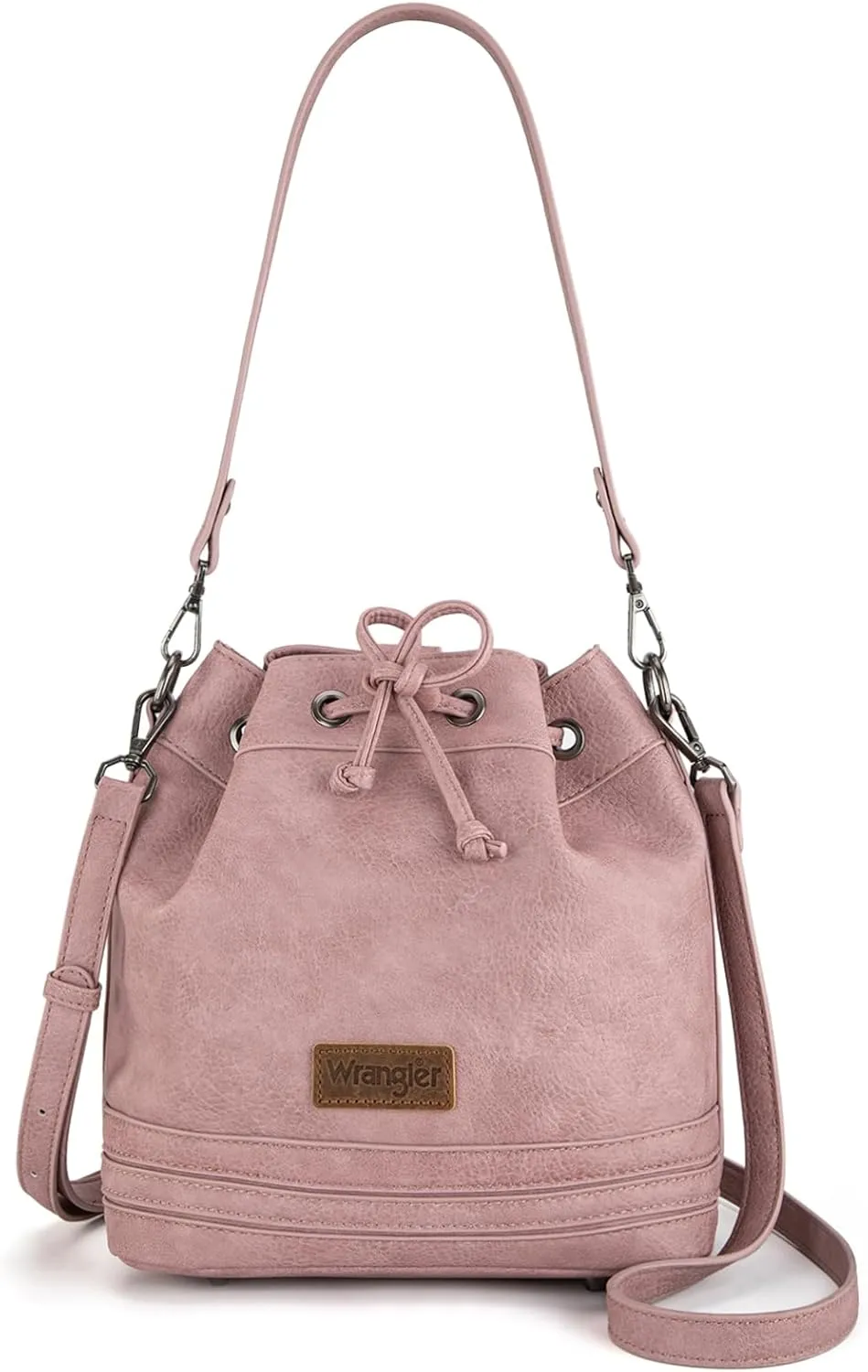 Wrangler Hobo Bags for Women Designer Bucket Purses Western Shoulder Handbags