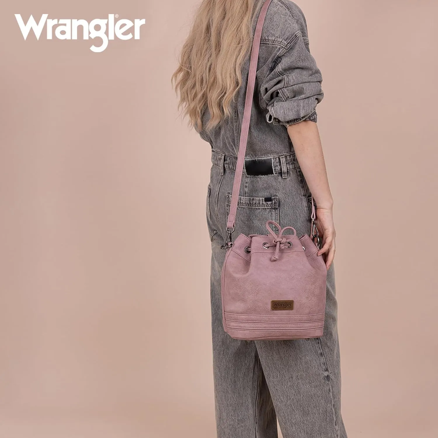 Wrangler Hobo Bags for Women Designer Bucket Purses Western Shoulder Handbags