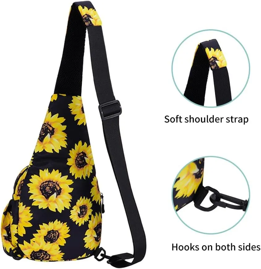 XEYOU Small Sling Bag - Lightweight One Strap Backpack Hiking Crossbody Chest Bag - Unisex Shoulder Daypack