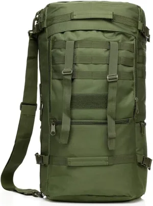 YABOO Tactical Combat Camouflage Bag Outdoor Sports Pack Hiking Rucksack Knapsack Molle 60L Backpack