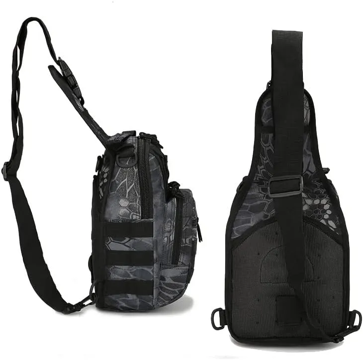 YABOO Tactical Molle Combat Camouflage Chest Bag Outdoor Sports Hiking Shoulder Sling Bag Pouch