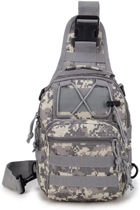 YABOO Tactical Molle Combat Camouflage Chest Bag Outdoor Sports Hiking Shoulder Sling Bag Pouch