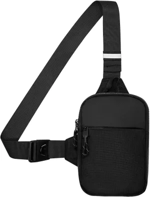 YAMEIZE Mini Crossbody Sling Bag - Trendy Small Chest Bag with Adjustable Strap for Men Women Multipurpose Daypack