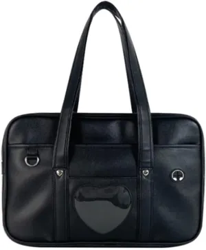 YAQUNICER Women Messenger Purse JK Uniform Crossbody Shoulder Bag Underarm Handbag Lolita Satchel