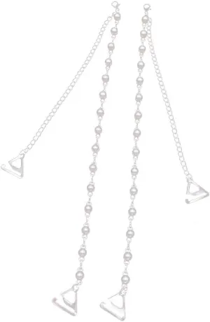 YEKEYI Adjustable Shoulder Straps Rhinestone Bra Straps Replacement for Bra Tops Dress（1pair）