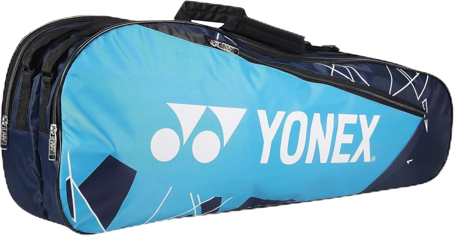 YONEX Badminton Kitbag BT5 | 2 Zipper Compartment for Storage of 3 Rackets and Clothes|