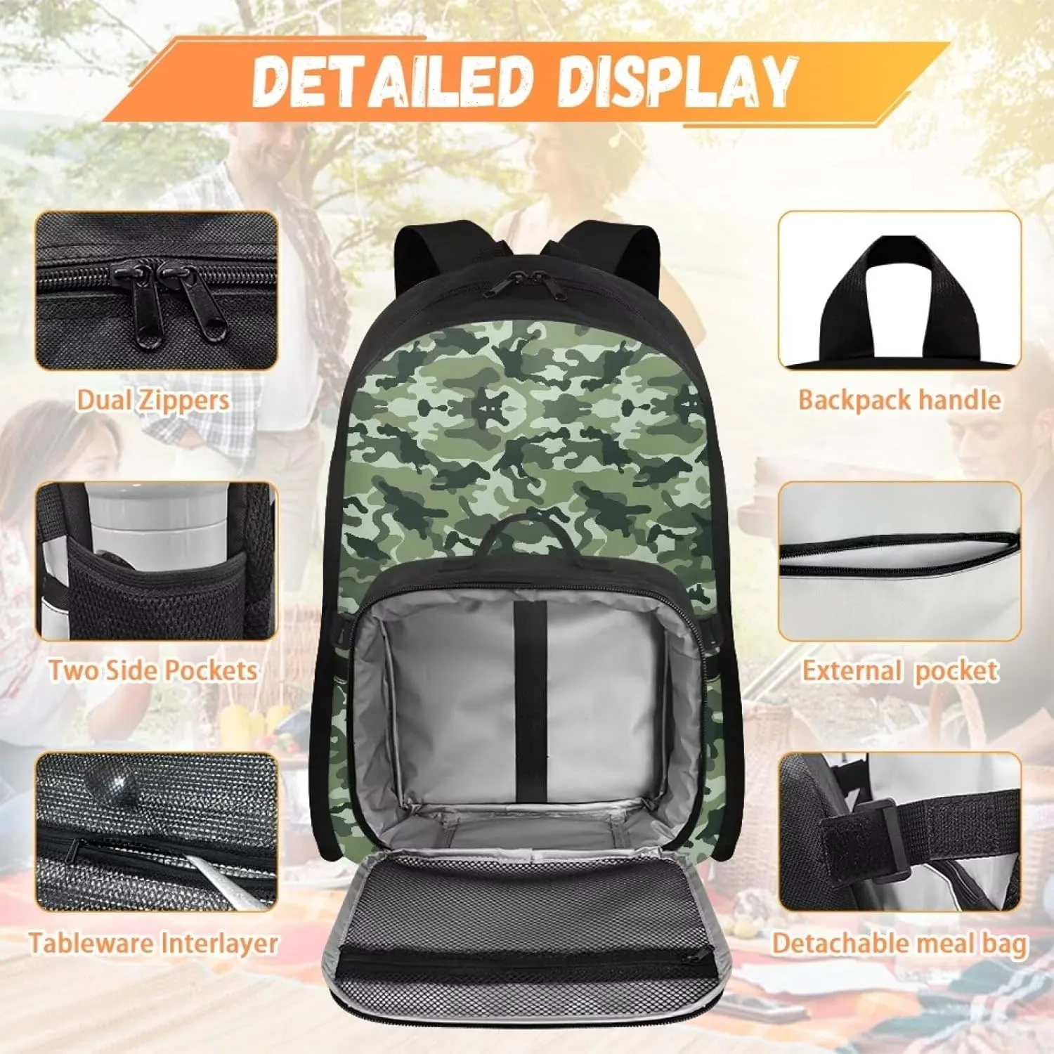 Ystardream Sun Moon Boys Backpack With Lunch Box Bookbags for 6Th Grade Boys Elementary School Backpack Set 2 in 1 Kindergarten School Backpack 17 Inch for Teens Kids School Sport