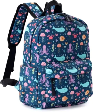 Zicac Toddler Backpack for Boys Girls 12 inch Mini Kids Backpack for School & Travel, Preschool Kindergarten Daycare Backpack