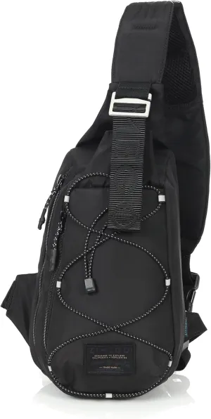 ZIMEGO Tactical Fanny Pack and Crossbody Bag - Utility Sling Bag for Travel and Outdoor, Black